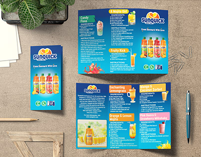Sunquick — Sunquick tri-fold brochure.